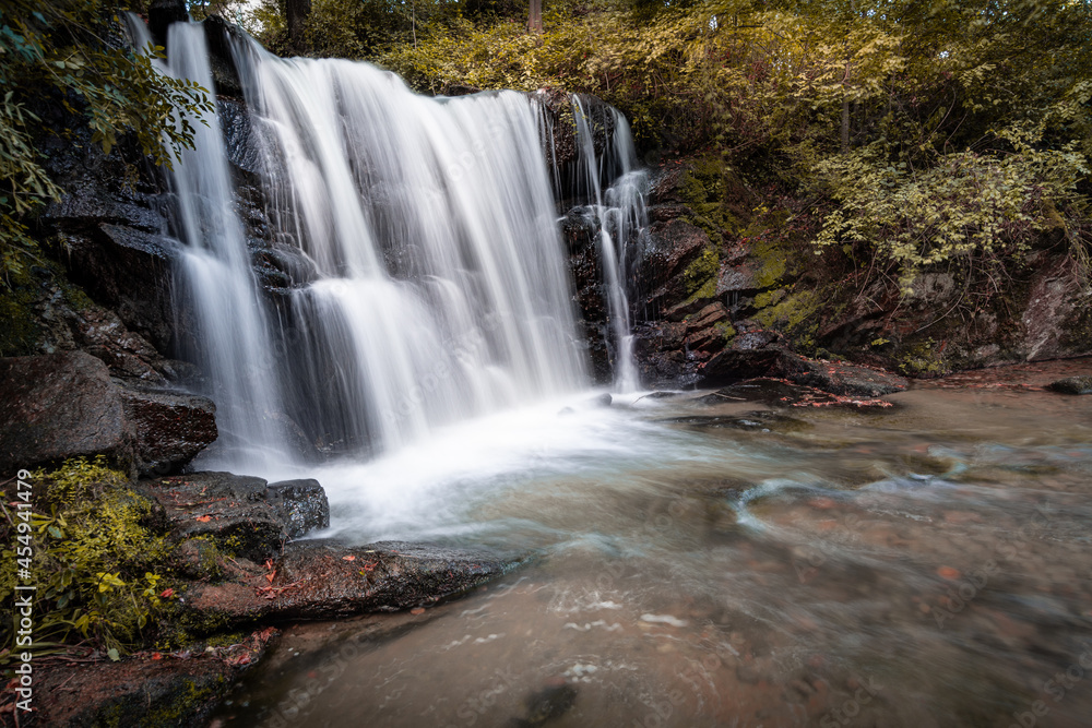 Long exposure waterfall - Saint-Ferréol - France