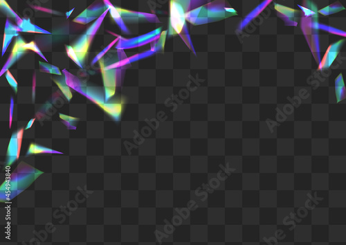 Gradient Glints Vector Transparent Background.