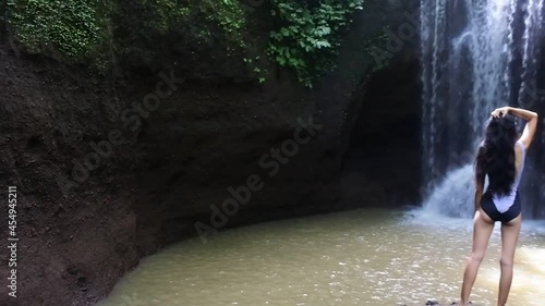 suwat waterfall is rated as one of the best waterfalls in Gianyar, Bali