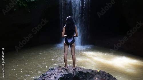 suwat waterfall is rated as one of the best waterfalls in Gianyar, Bali