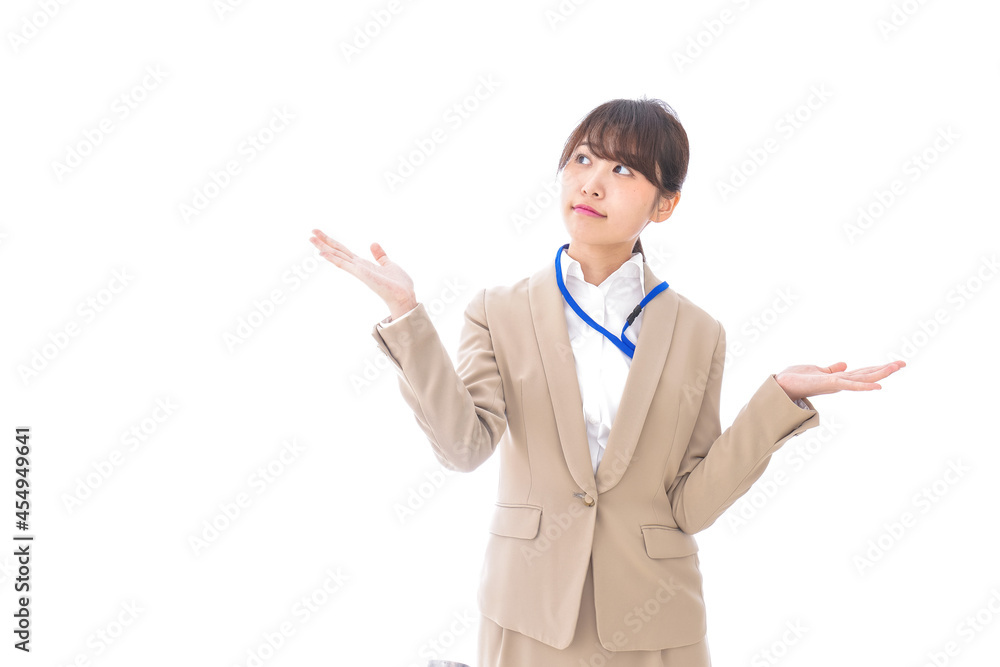 比較をするビジネスウーマン