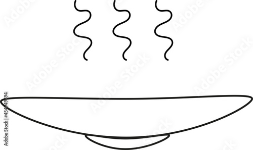 template tableware plate for food