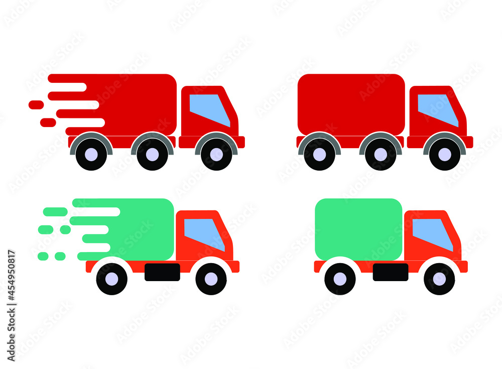 set of transport icons