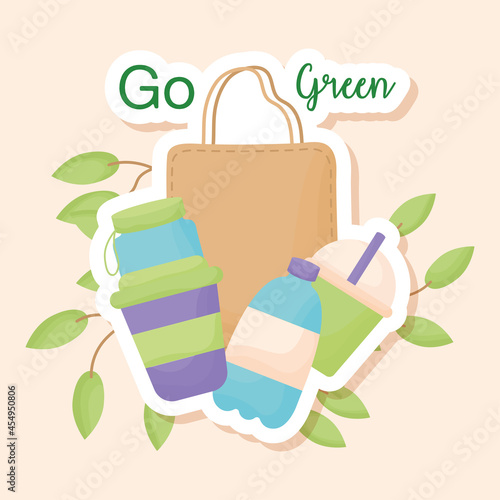 eco stickers card