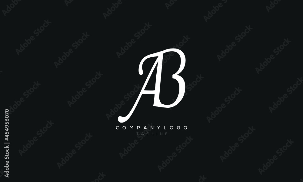 AB, BA, Abstract initial monogram letter alphabet logo design AB, BA, Abstract initial monogram letter alphabet logo design