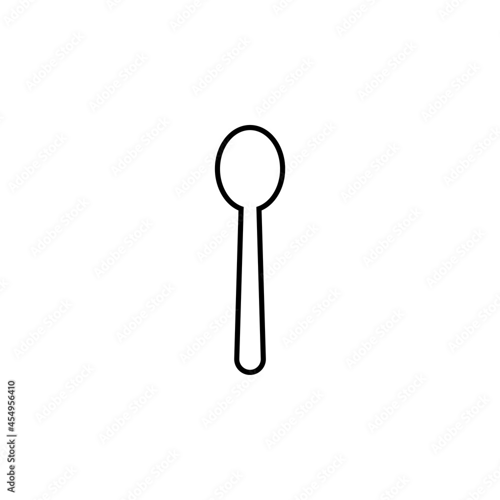 spoon icon, food vector, kitchen illustration spoon icon, food vector, kitchen illustration