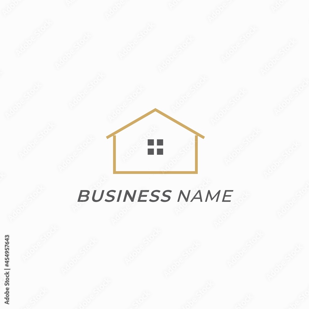 logo design creative home and key