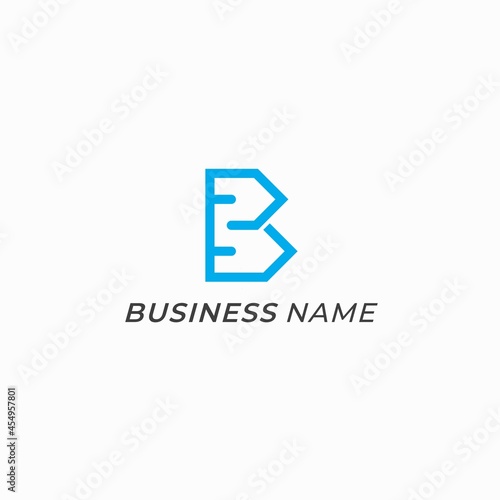 Free Download design logo creative home and letter B - GFXLoad