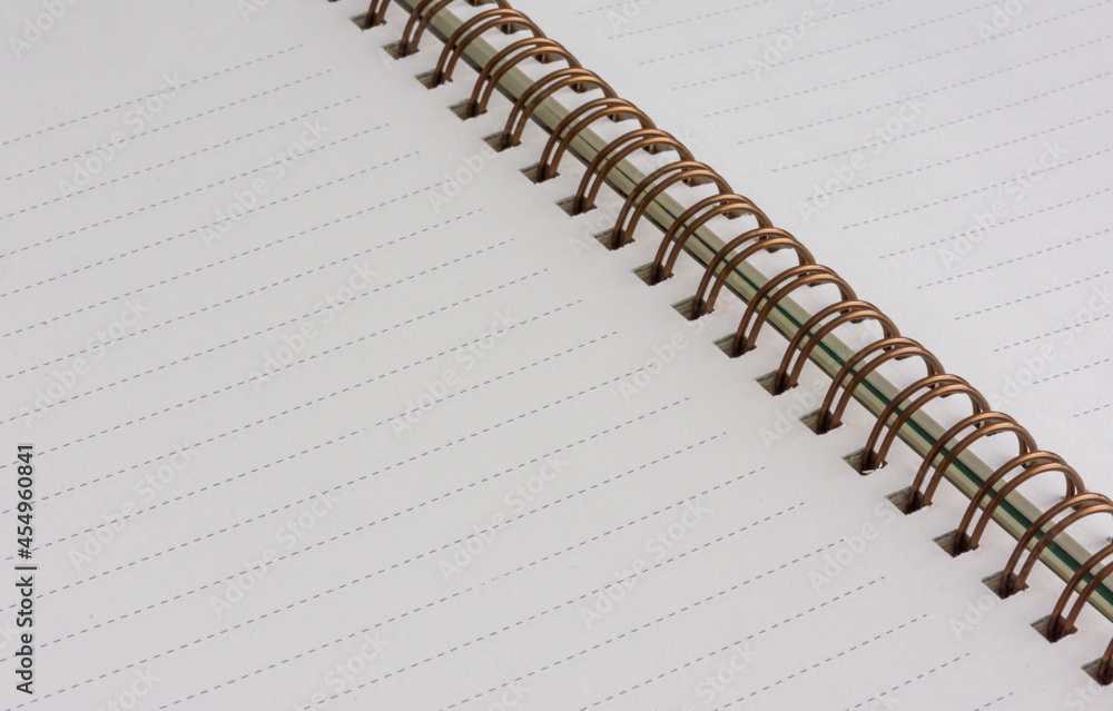 Open blank lined page notebook, Striped notebook paper texture. Paper Background Open blank lined page notebook, Striped notebook paper texture. Paper Background