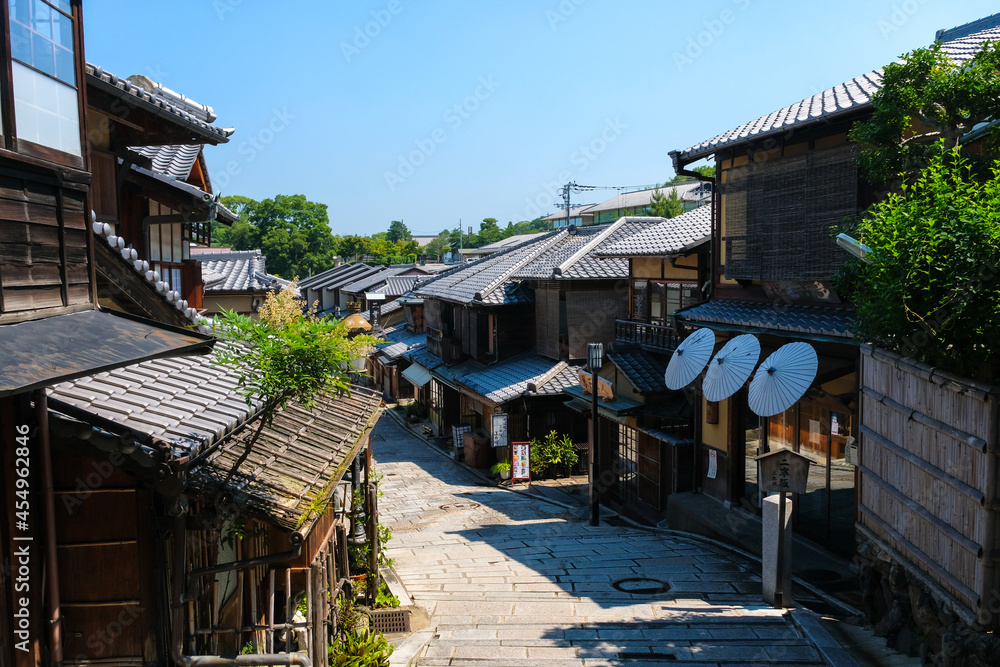 Naklejka premium 京都市 二寧坂（二年坂）