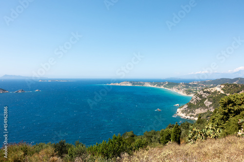 Amazing view to the Arillas beach  Corfu  Greece