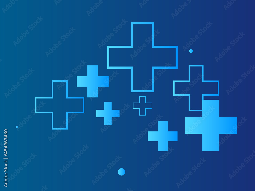 Obraz premium 2D illustration medical structure background