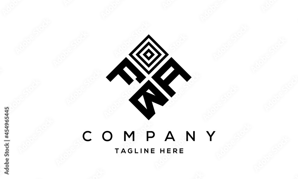 FAB creative square three latter logo vector FAB creative square three latter logo vector