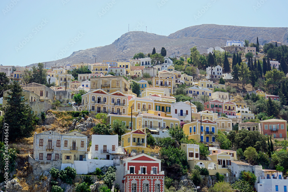 harbor of symi island