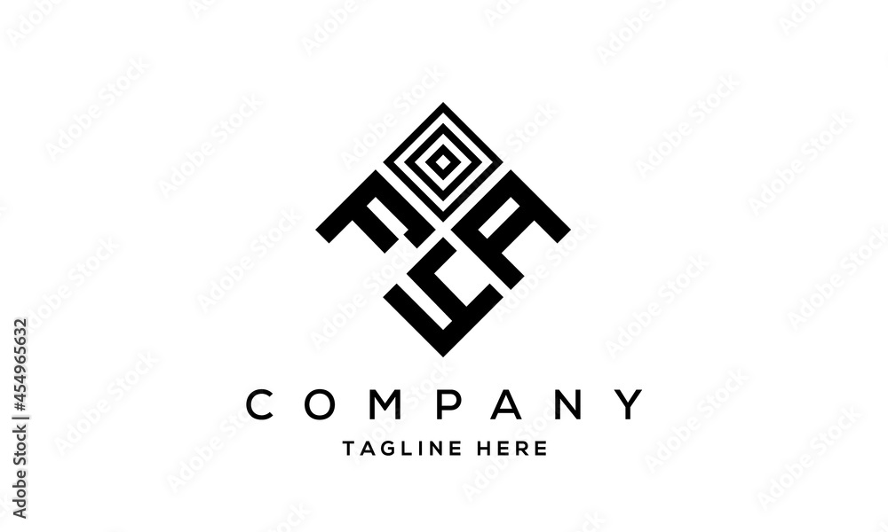FBY creative square three latter logo vector FBY creative square three latter logo vector