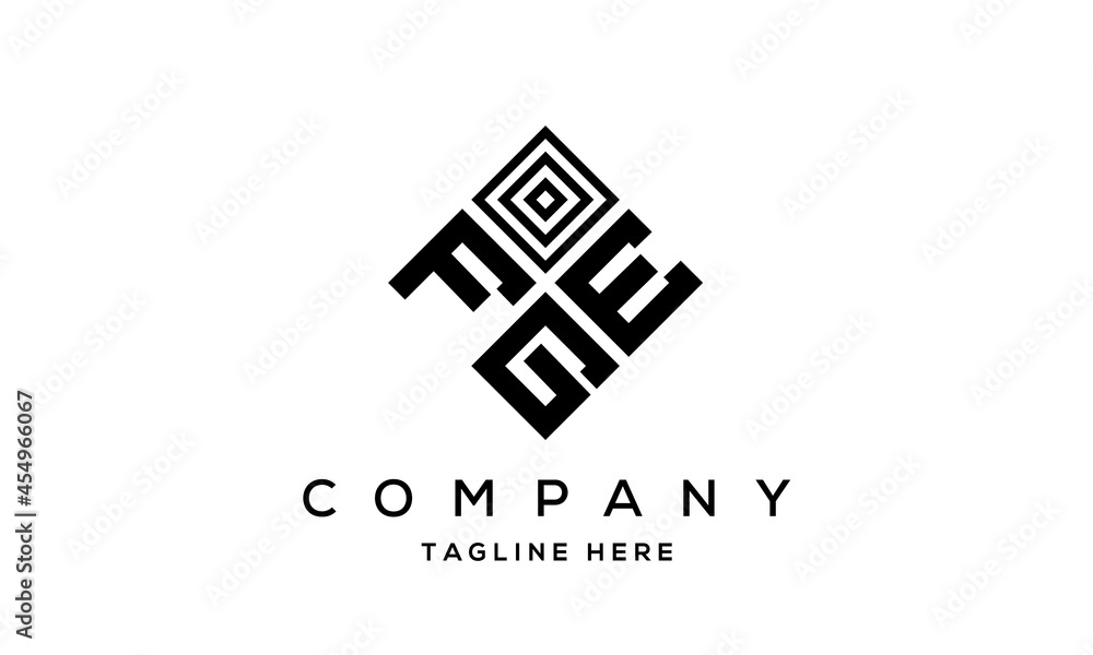 FEG square three latter logo vector FEG square three latter logo vector