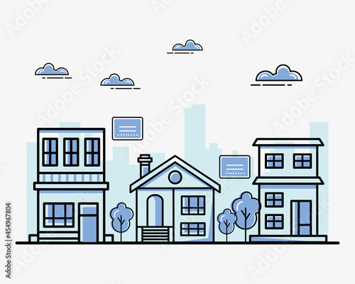 real estate houses collection
