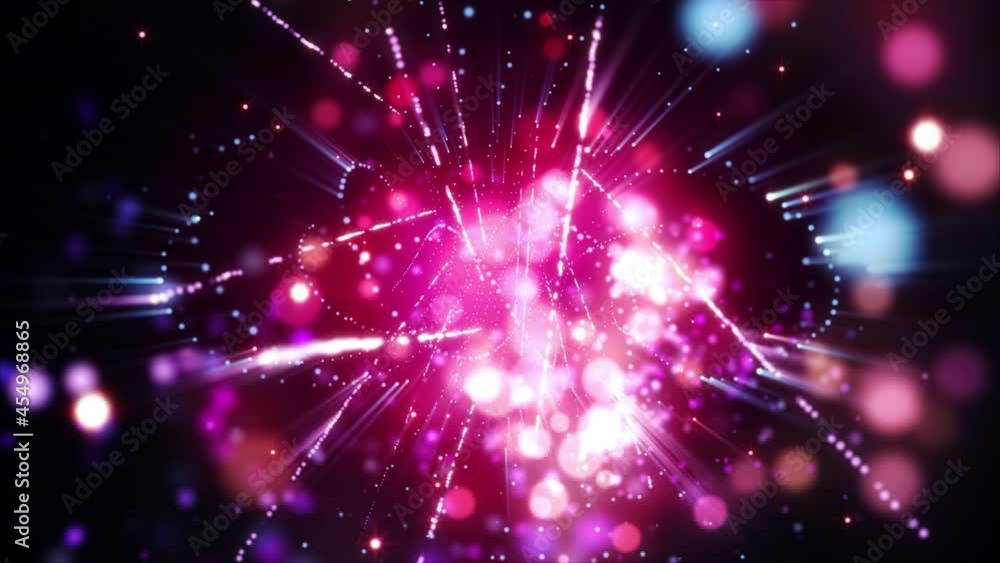 4K Abstract background animation shining particles, stardust, energy waves flares flowing in space loop 4K Abstract background animation shining particles, stardust, energy waves flares flowing in space loop