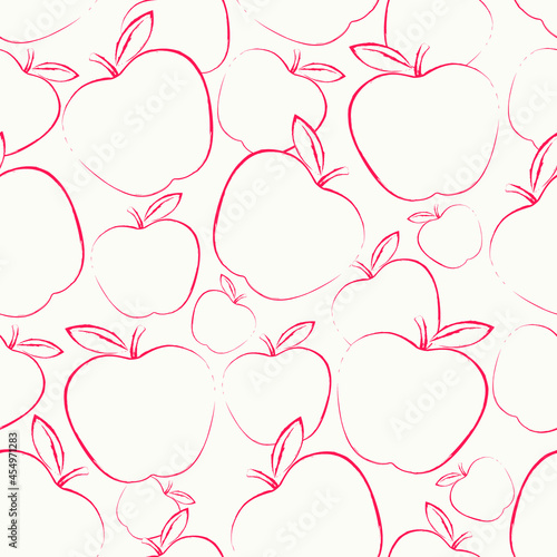 seamless pattern with apple