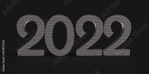 Happy new year 2022 background illustration