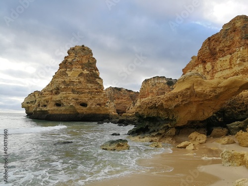 Rocky coast in the Algarve