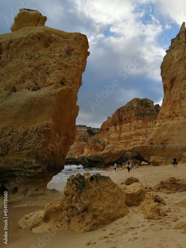 Rocky coast in the Algarve