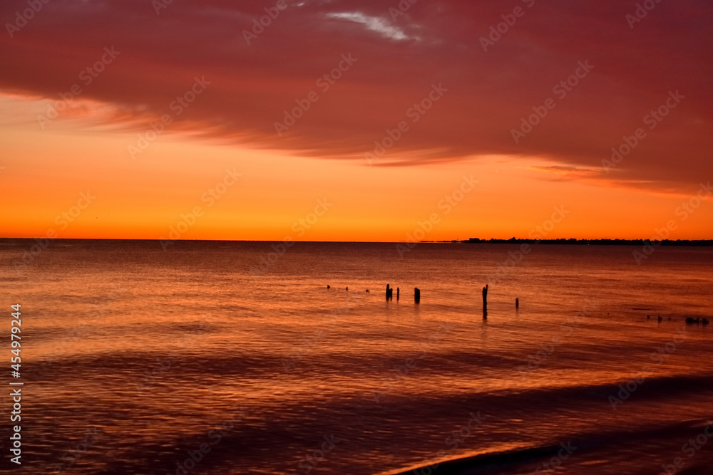 Sunrise at the New Jersey shore