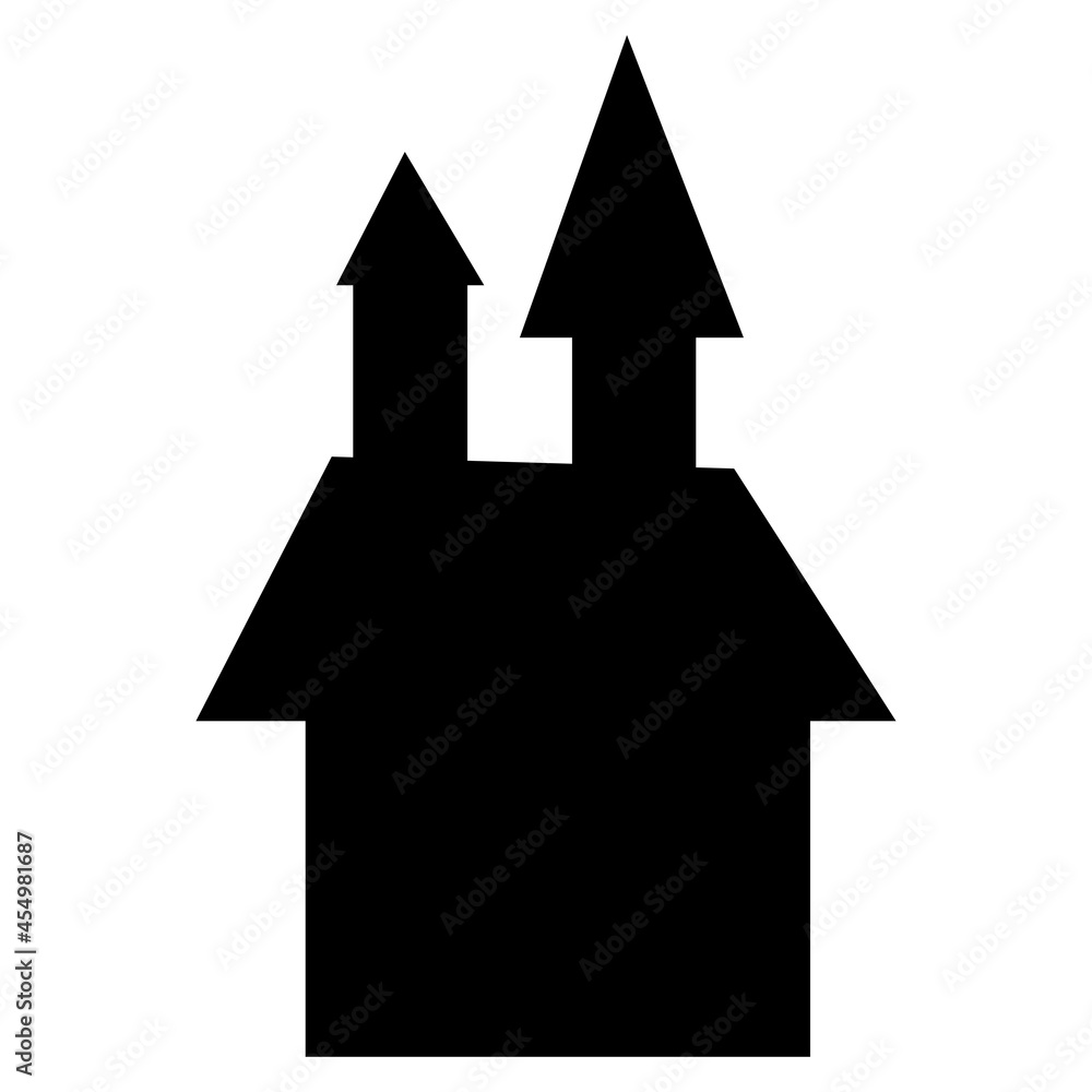 black silhouette halloween house black silhouette halloween house