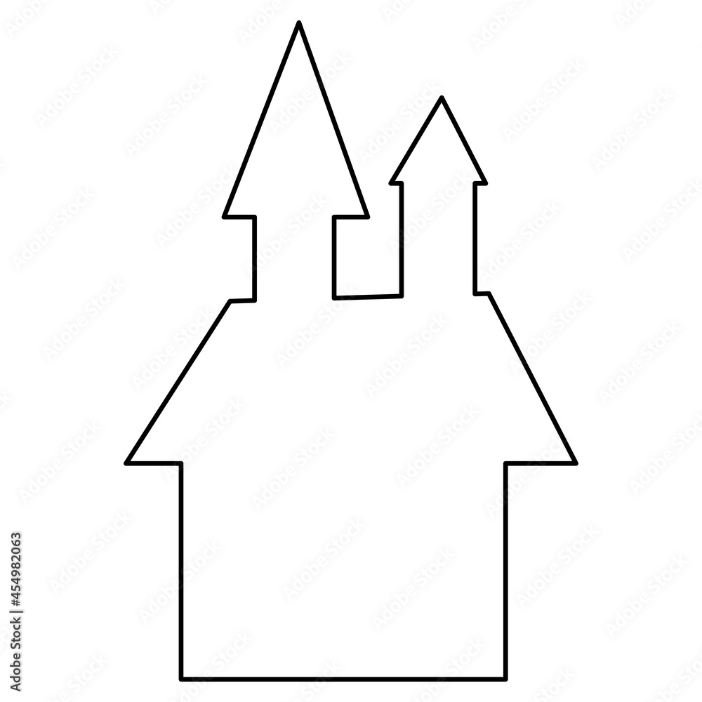 black silhouette halloween house black silhouette halloween house