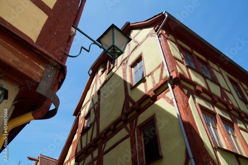 beautiful old timber-framed houses in Rothenburg ob der Tauber