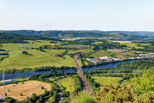 The view from the top of Kinnoull Hill - Perth - Scotland