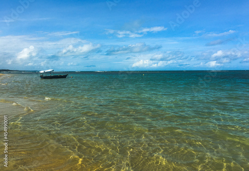 boat on the beach photo