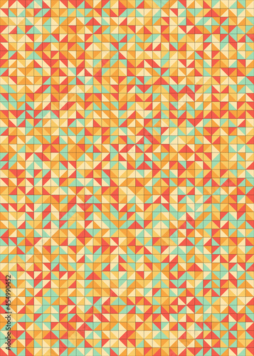 Abstract Geometric Pattern generative computational art illustration