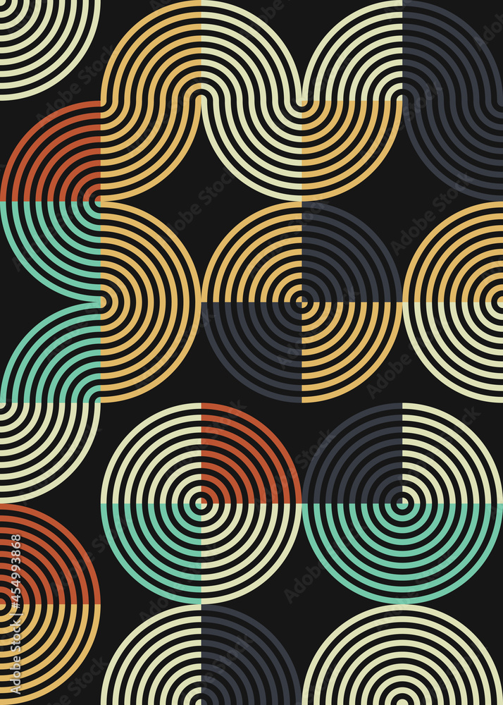Abstract Geometric Pattern generative computational art illustration Abstract Geometric Pattern generative computational art illustration