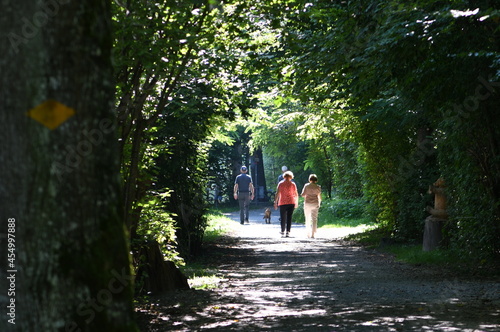 Billede på lærred promenade