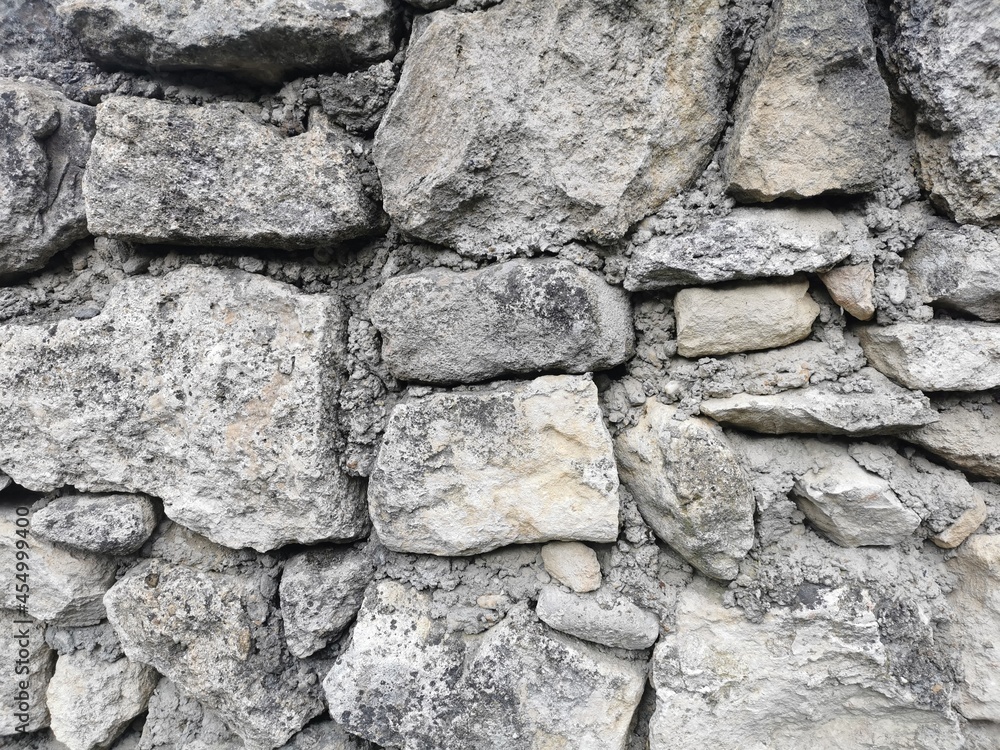 Old stone fence, good for background and decoration. Old stone fence, good for background and decoration.