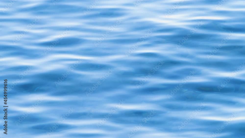 Blue water waves surface, beautiful background. Fresh drinking water, colorful video. Environmental problems, lack of drinking water, climate change, drought, global warming Blue water waves surface, beautiful background. Fresh drinking water, colorful video. Environmental problems, lack of drinking water, climate change, drought, global warming