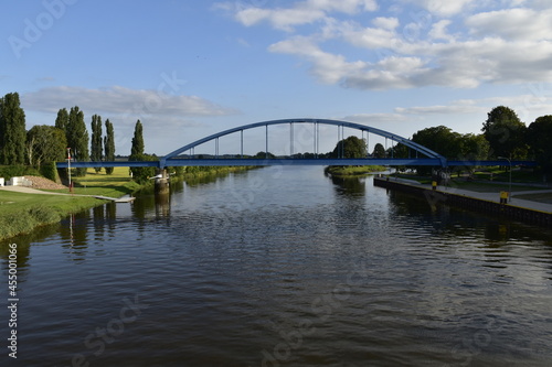 Brücke an der Weser zwischen Nienburg und Verden photo