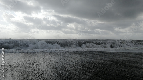 Atlantic Ocean waves near Iceland