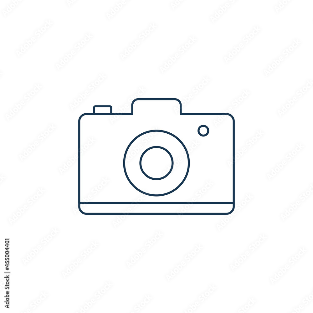 Smart modern camera icon vector