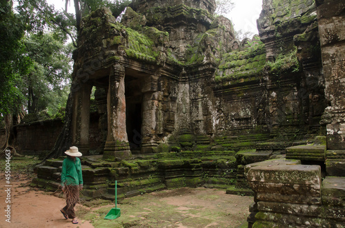 Sitio arqueológico de Angkor Wat, Siem Reas.Camboya photo
