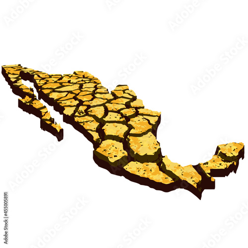 mapa de México sequía 