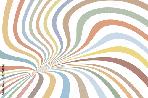 3d perspective style retro colorful background pattern design. Sun burst pattern vector graphic to use in music poster, retro background, old style invitation card design projects.