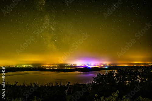 Sterne, Milchstraße, Geiseltalsee, Mücheln, Braunsbedra