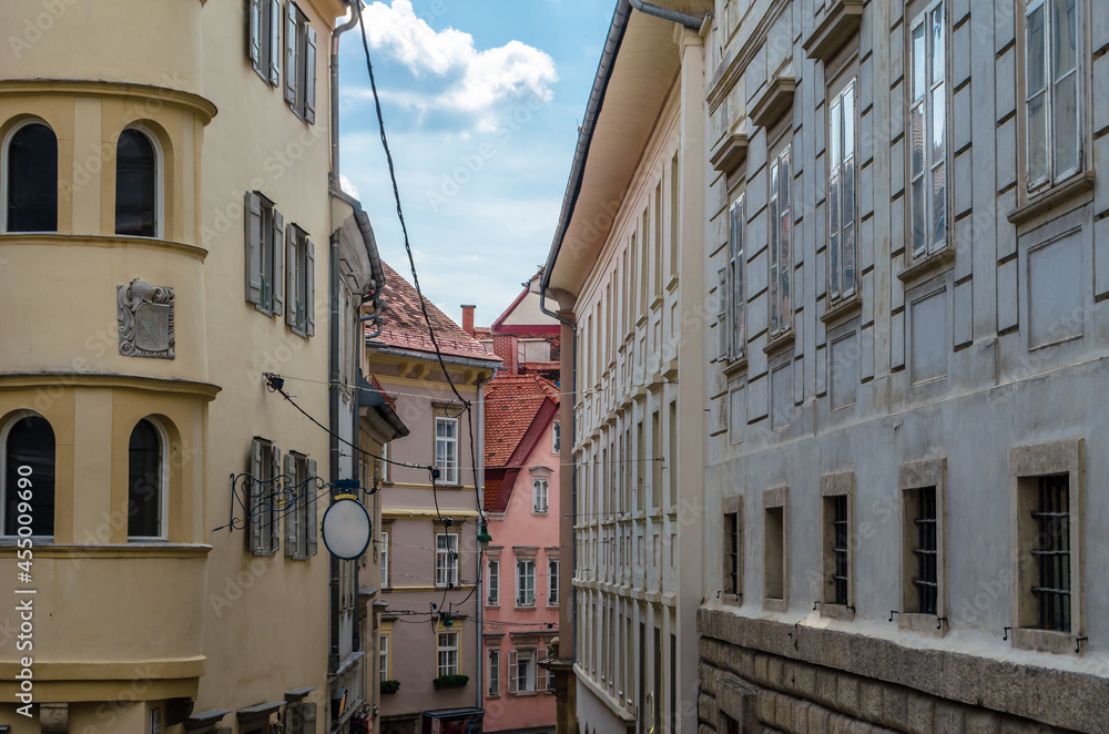 Urban landscape, architecture in Graz, Styria, Austria