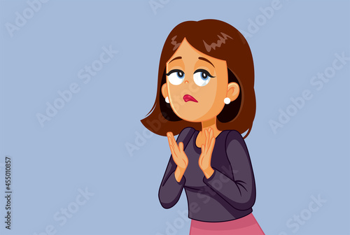 Sarcastic Woman Rolling Her Eyes While Applauding 