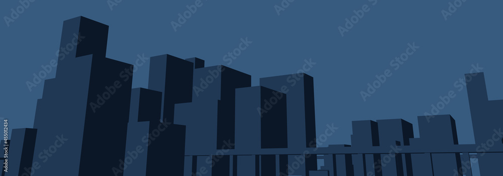 Cityscape on white background, Building perspective, Modern building in the city skyline, city silhouette, Business center, Vector illustration in flat design. Cityscape on white background, Building perspective, Modern building in the city skyline, city silhouette, Business center, Vector illustration in flat design.