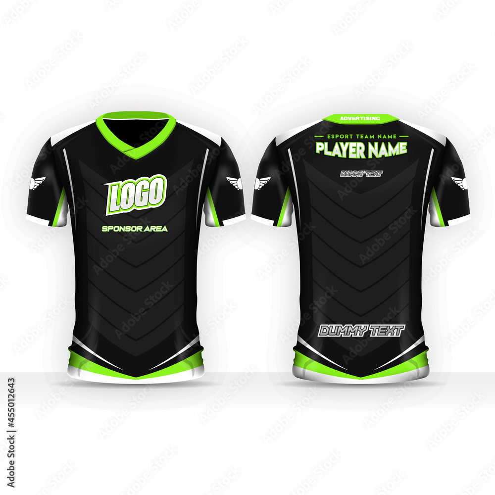 e-sport jersey design for gaming team, community, bikers. Multipurpose ...