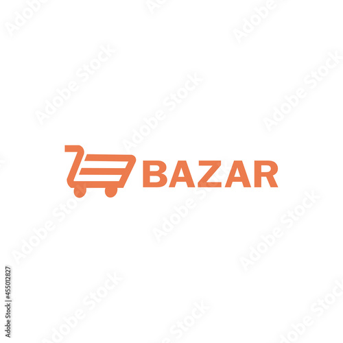 Bazar Logo Design Simple  Modren Templates Shop