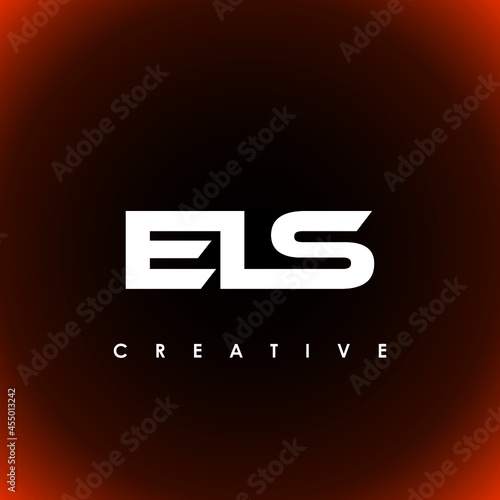 ELS Letter Initial Logo Design Template Vector Illustration photo